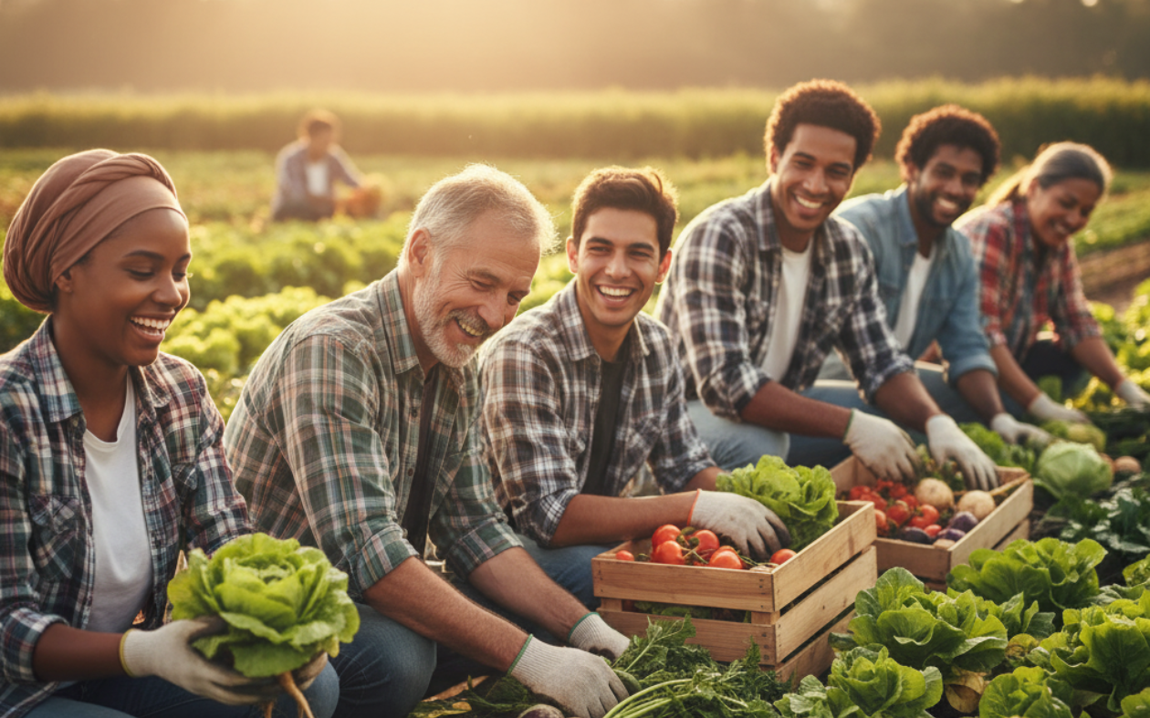 Bekijk deze afbeelding van Meer dan Eten: De Sociale Impact van de Biologische, Korte Ketens op Bedrijf