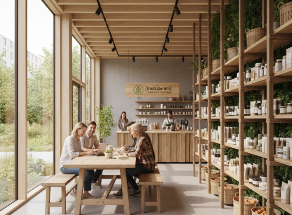 Bekijk deze afbeelding van Welkom bij Bedrijfsnaam – Jouw Partner in Duurzaamheid van Bedrijf