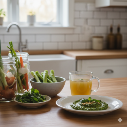 Bekijk deze afbeelding van De Ultieme Zero Waste Keuken: Van Overblijfsel tot Hoogstandje op Bedrijf