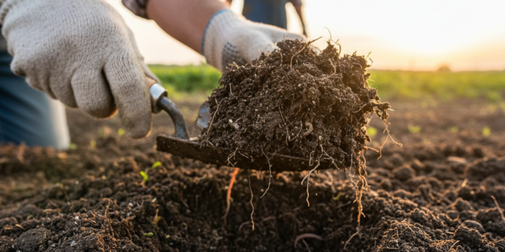 Bekijk deze afbeelding van De Onzichtbare Hulp: Hoe Biologische Landbouw Koolstof Vastlegt en het Klimaat Redt op Bedrijf 